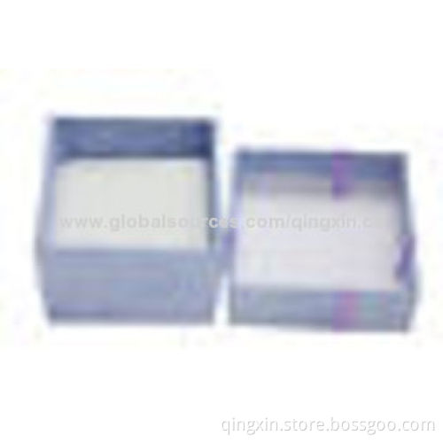 Ribbon Cardboard Gift Rings Jewelry Boxes for Fashionable Wedding Package